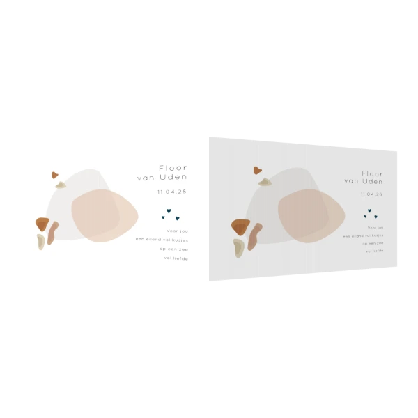 Abstracte Vormen met Hartjes