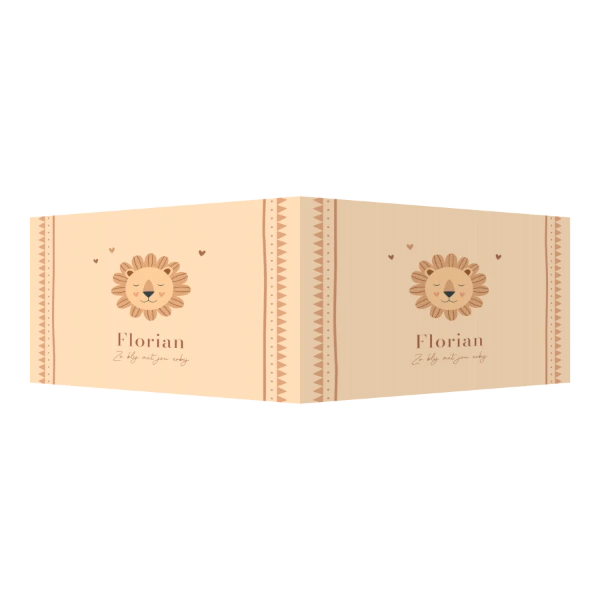 Leeuwtje met feestelijk kader