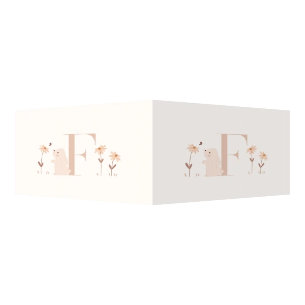 Konijntje met initiaal