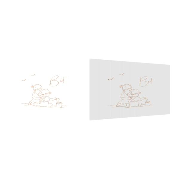 Kindjes op het strand