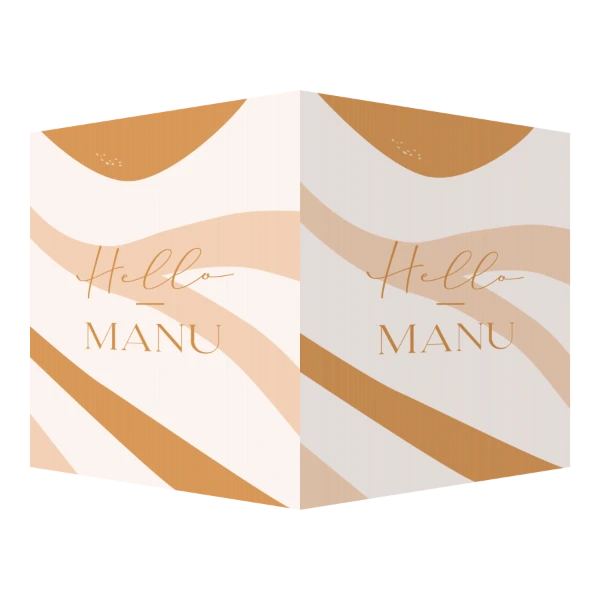 Hello met Abstracte Vormen