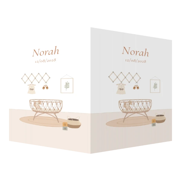 Boho Wiegje Kinderkamer