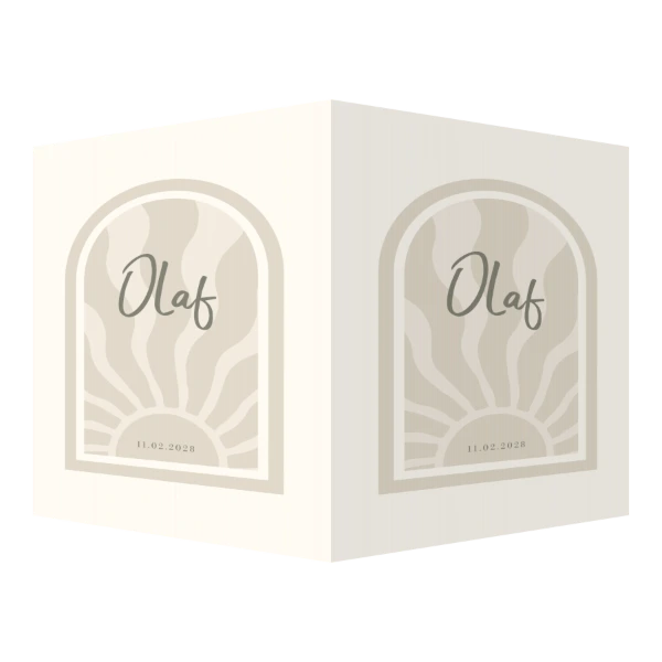 Abstracte Zon in Boog