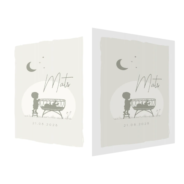 Silhouet grote broer