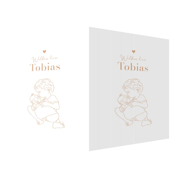 Grote broer met baby