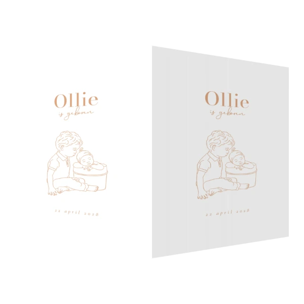 Grote broer met baby