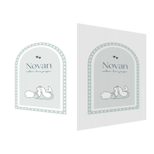 Lijntekening voor een jongen