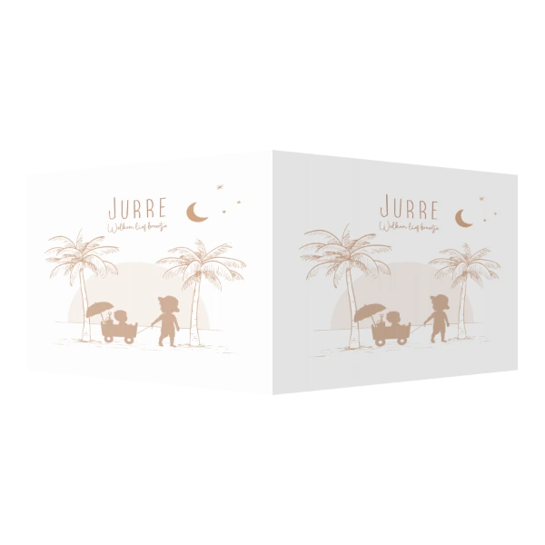 Bolderkar met broertjes