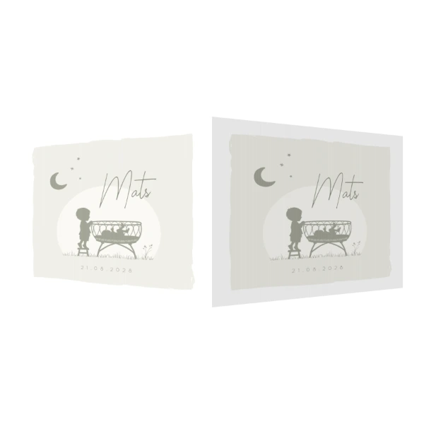 Silhouet grote broer