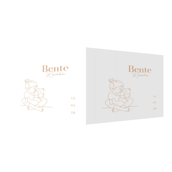 Lieve grote zus met baby