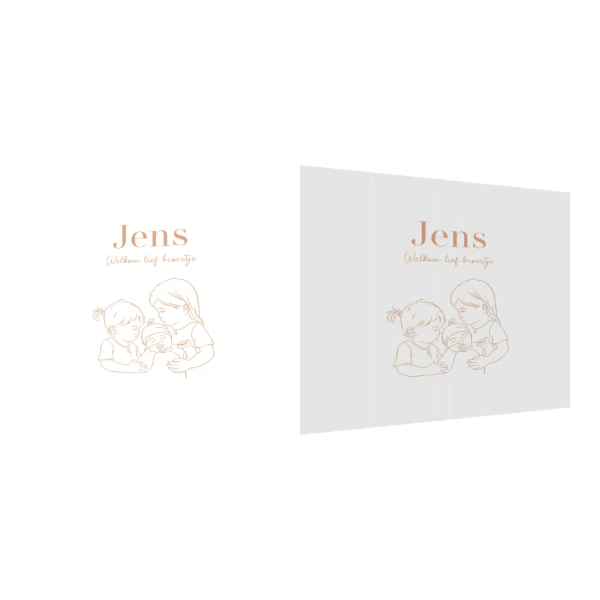 Derde kindje met twee zussen