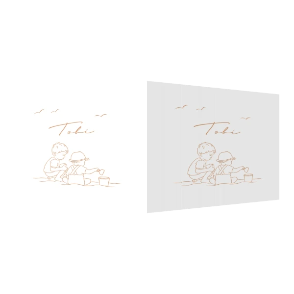 Kindjes op het strand