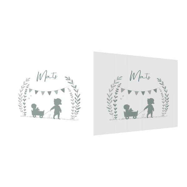 Broertjes met bolderkar