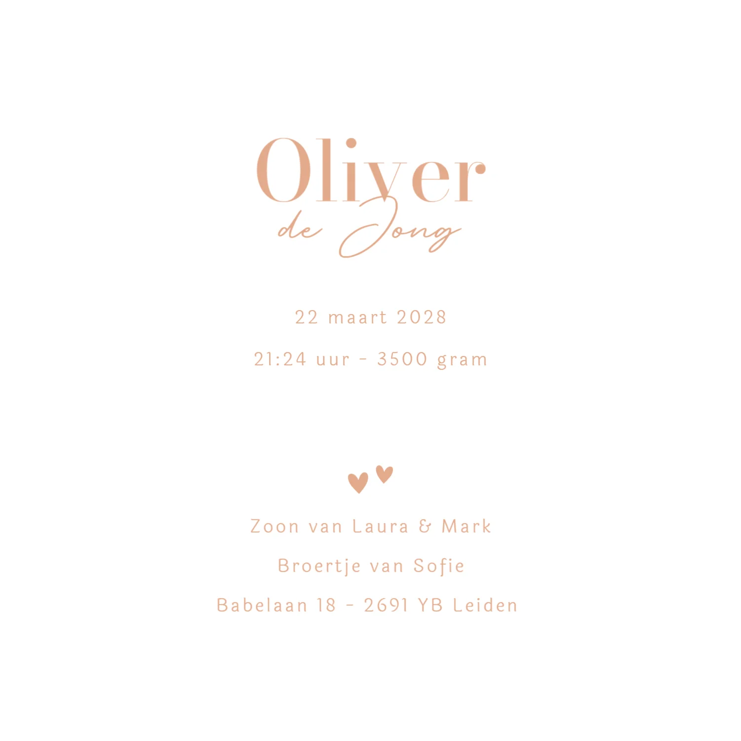 Zusje met baby - Terug