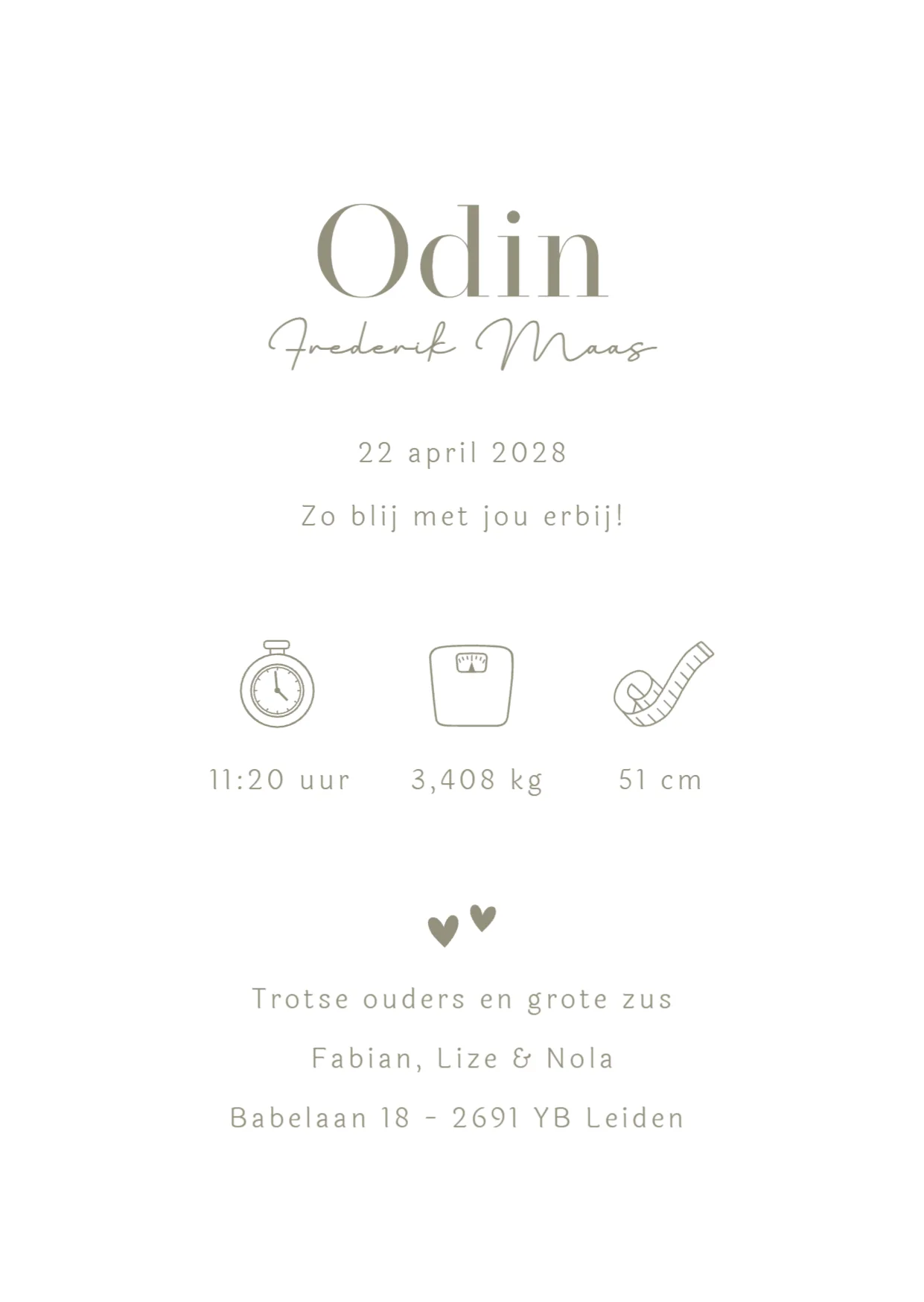 Zusje met baby - Terug