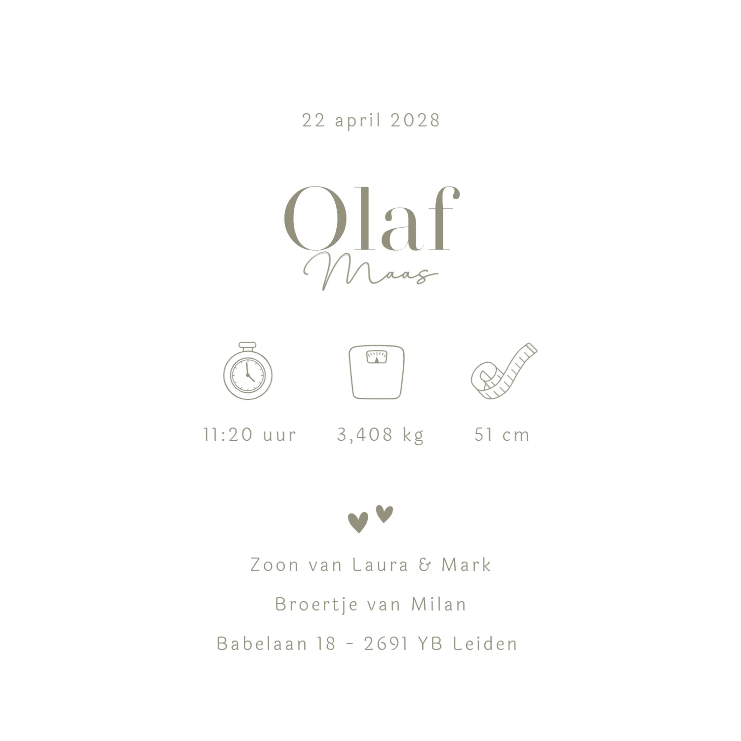 Grote broer met baby binnenkant