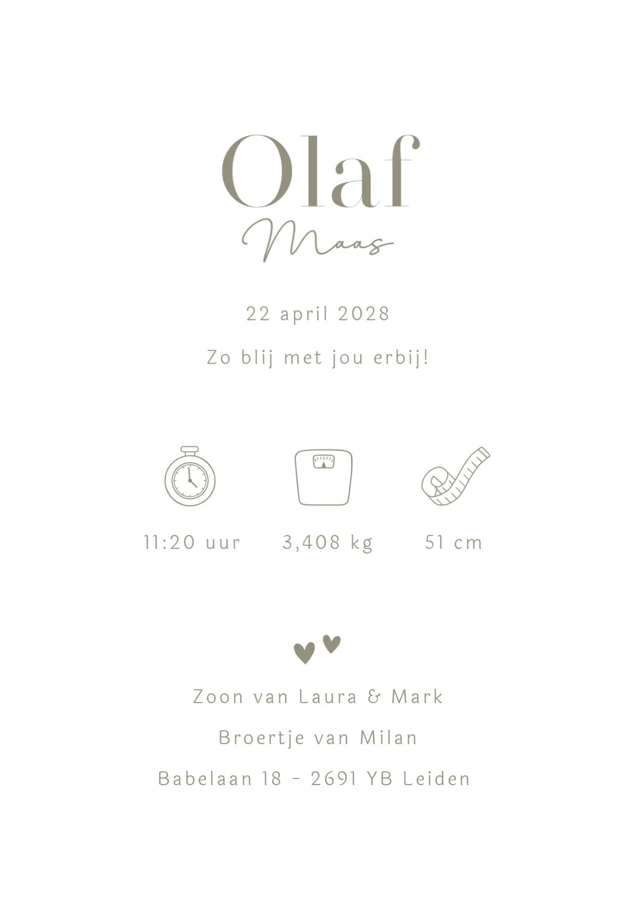 Grote broer met baby binnenkant