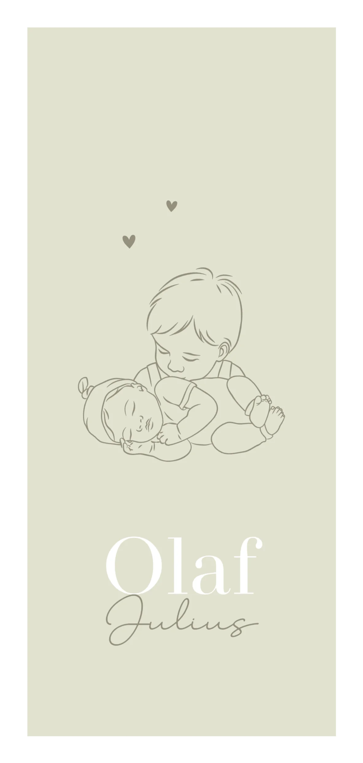 Grote broer met baby