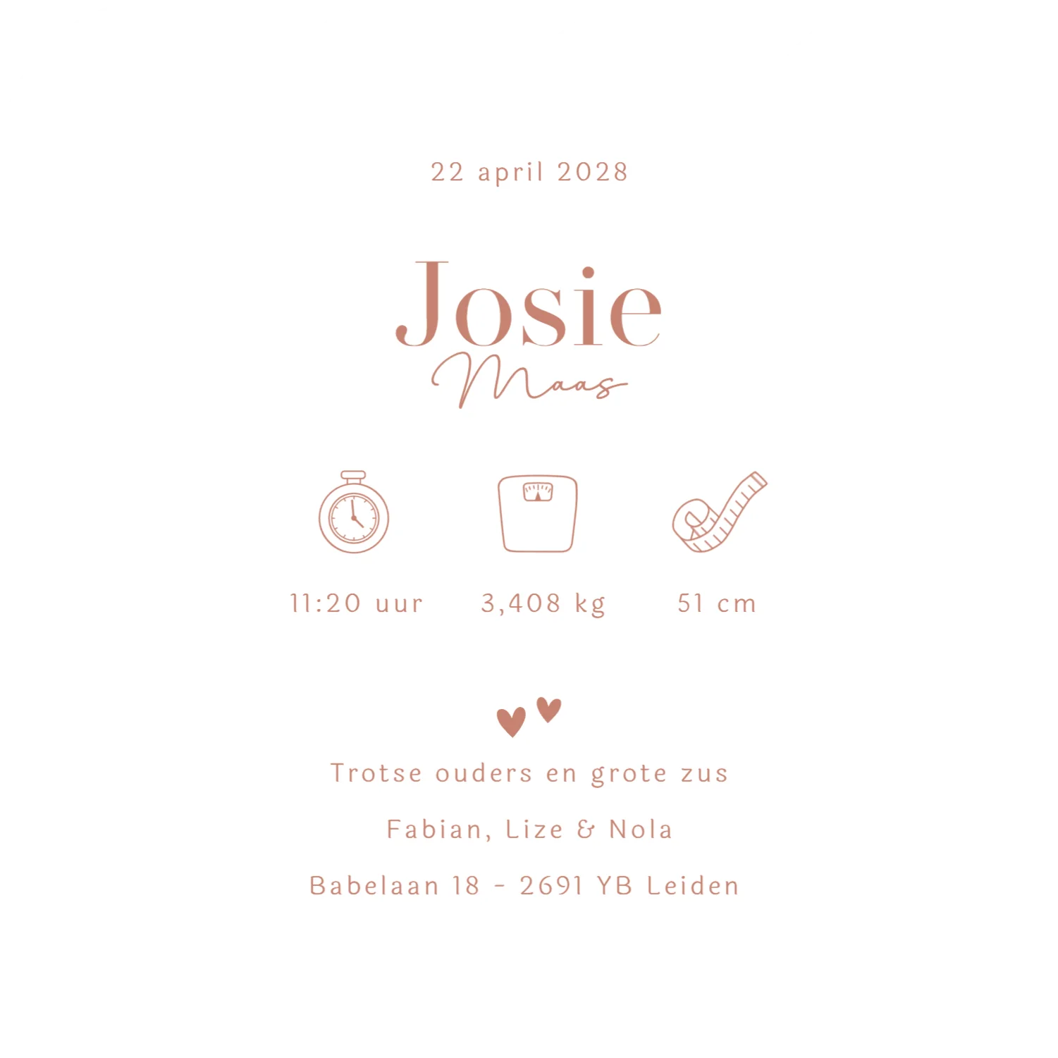 Zusje met baby - Terug