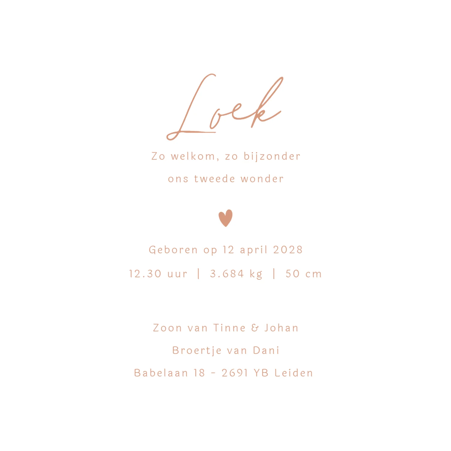 Hand in hand - Terug