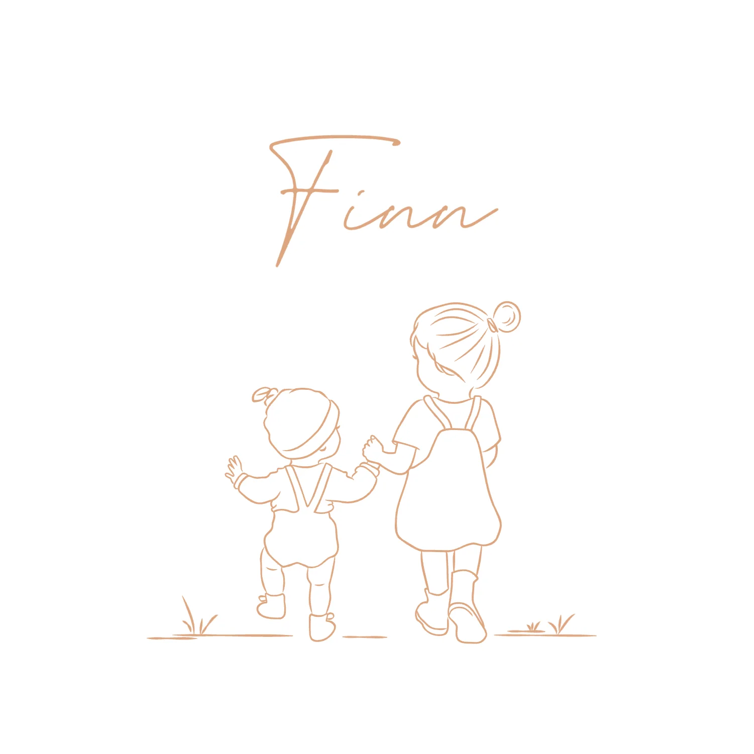 Kindjes hand in hand