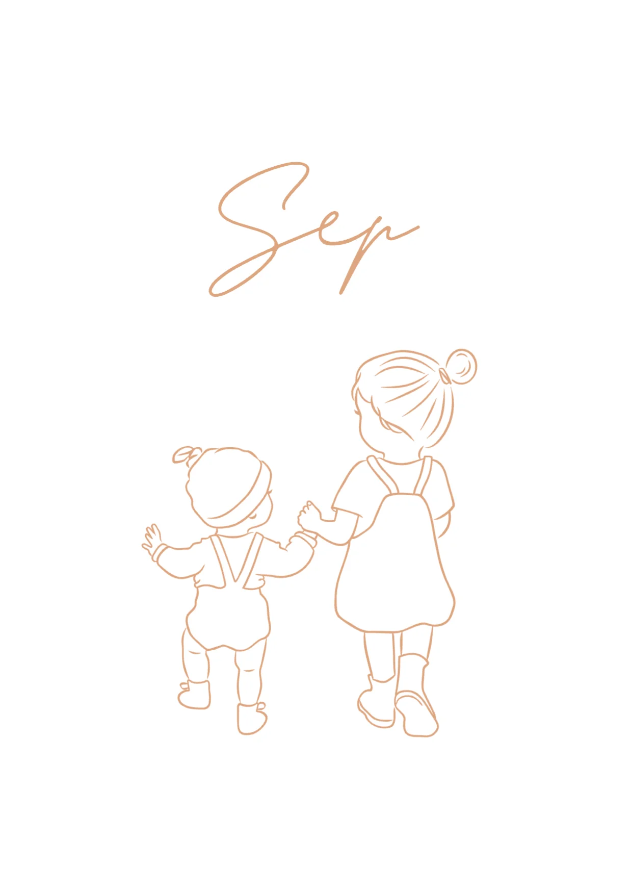 Kindjes hand in hand