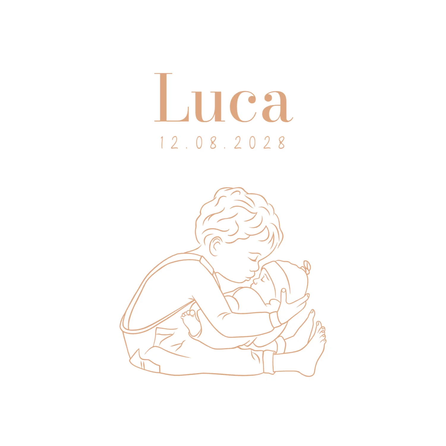 Grote broer met baby