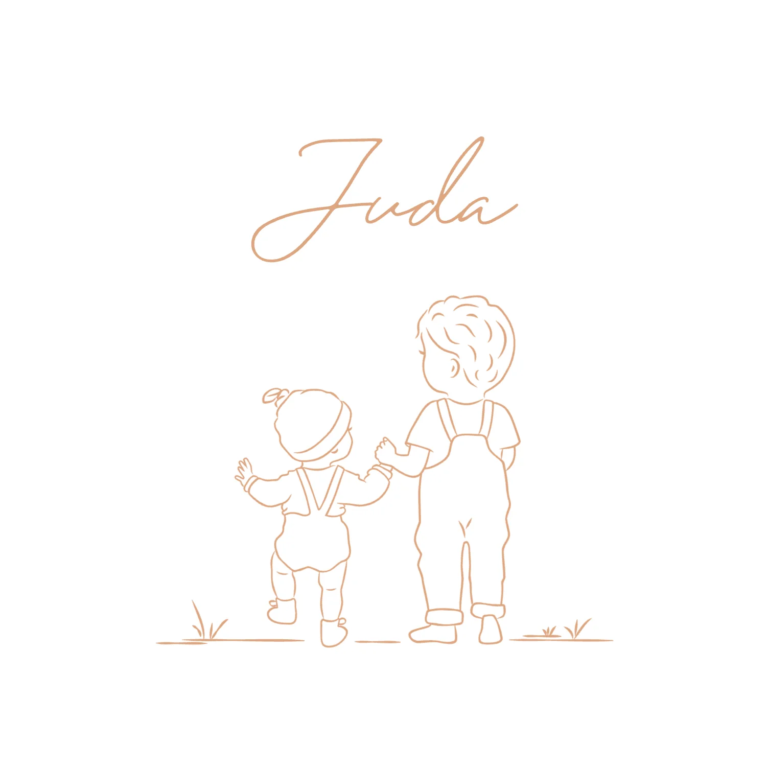 Lijntekening voor een tweede kindje