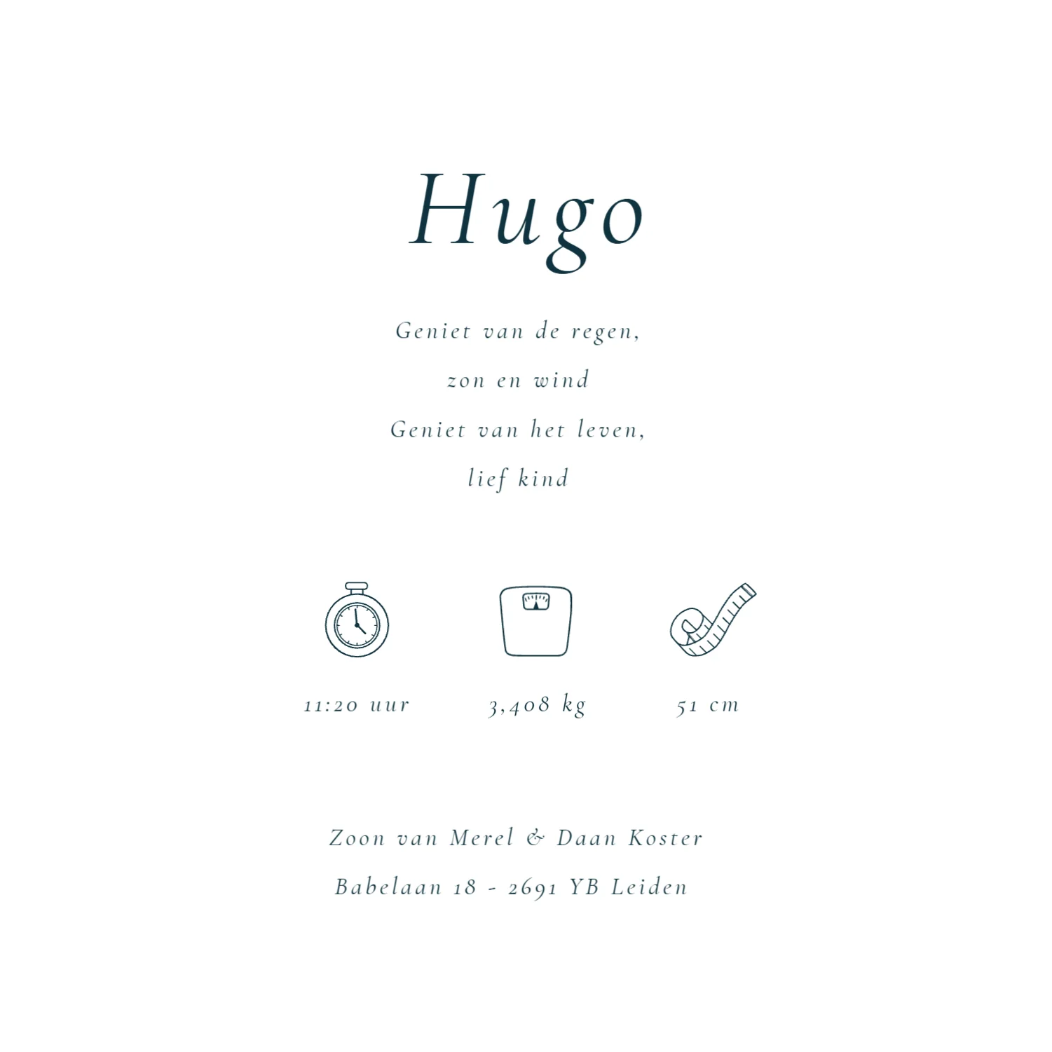 Baby met knuffel binnenkant