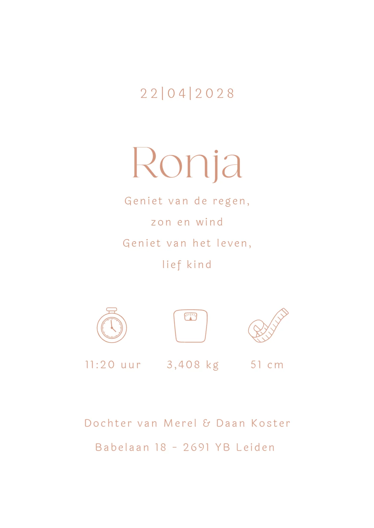 Baby met knuffelgans binnenkant