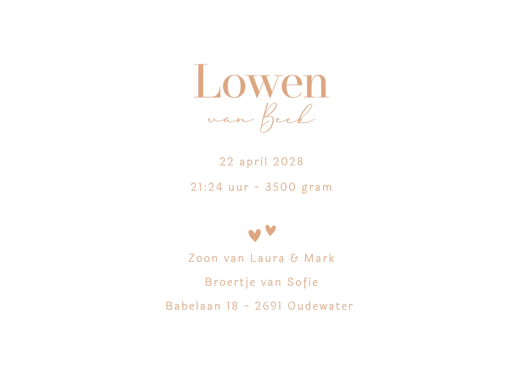 Lijntekening grote zus met baby binnenkant