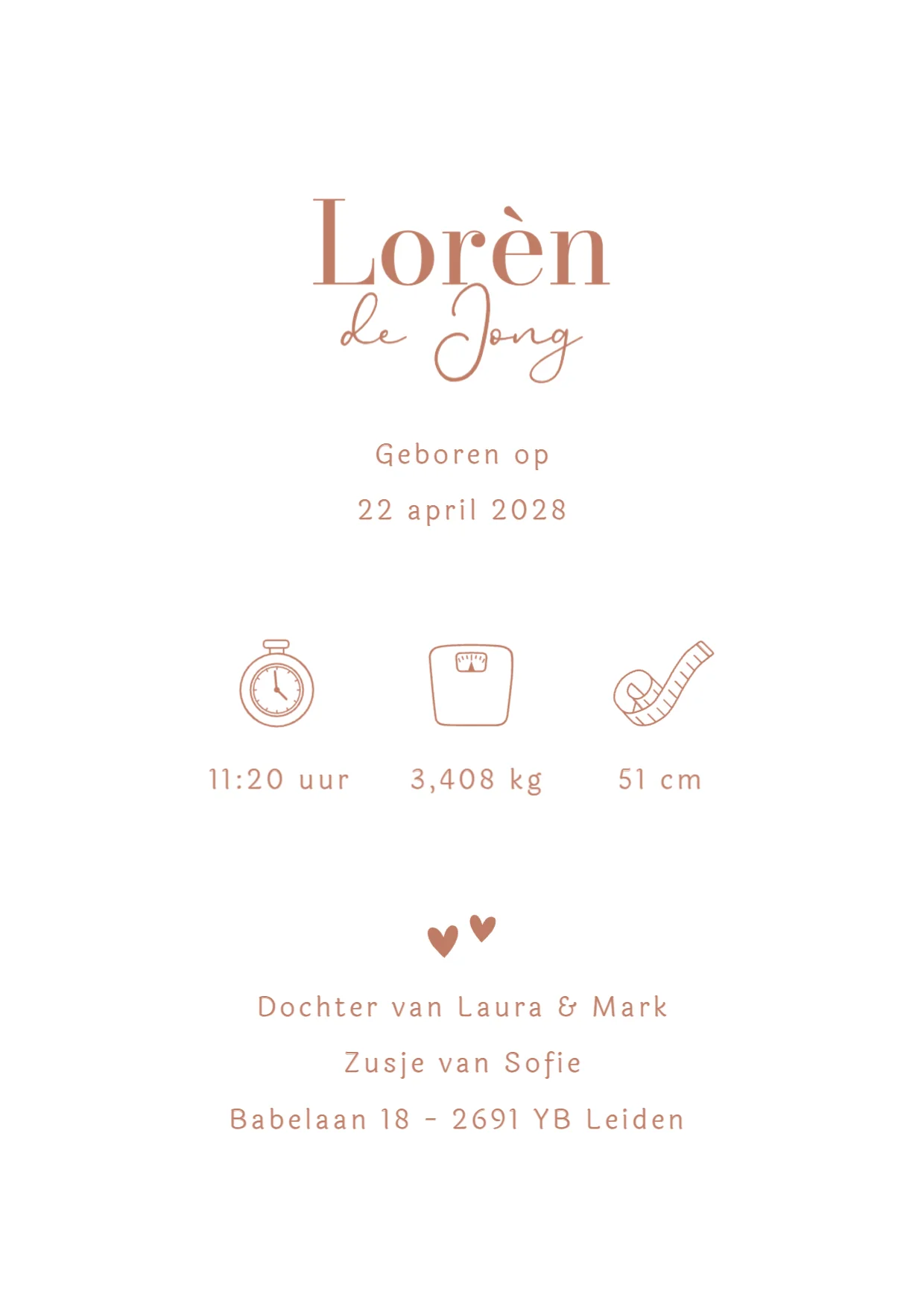 Lijntekening zusjes binnenkant