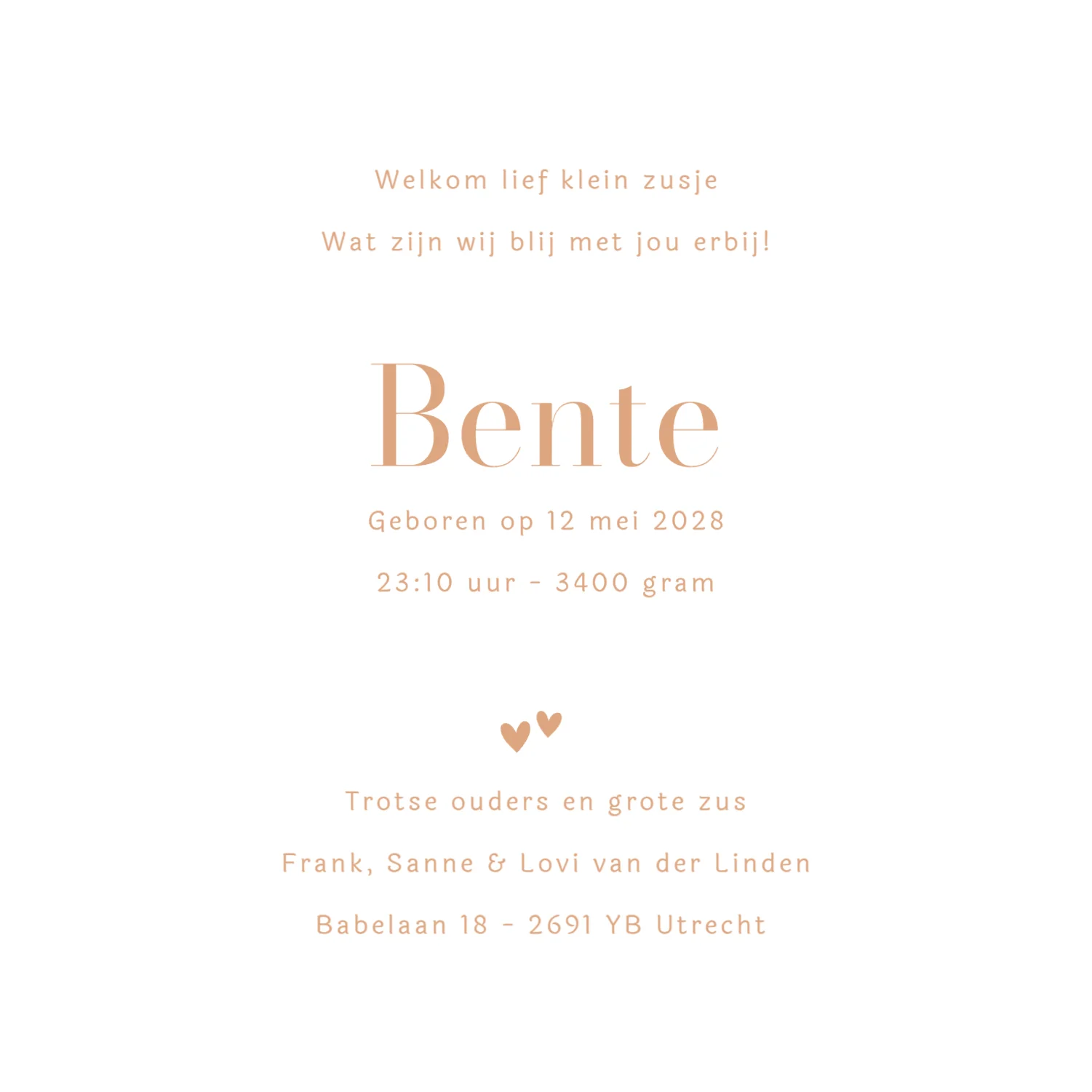 Lieve grote zus met baby binnenkant