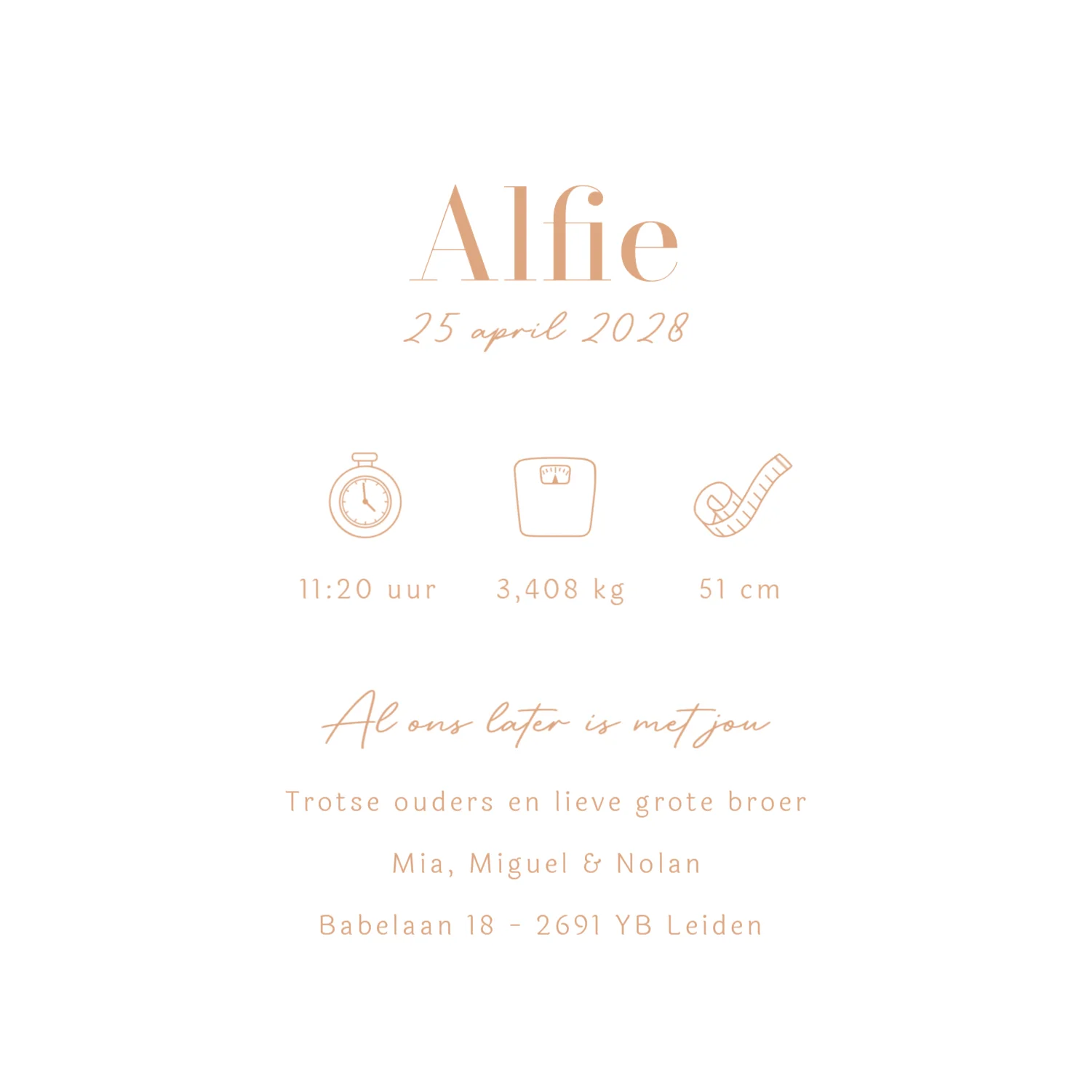 Broertje met baby binnenkant