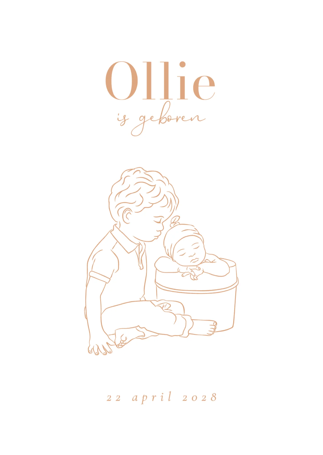 Grote broer met baby