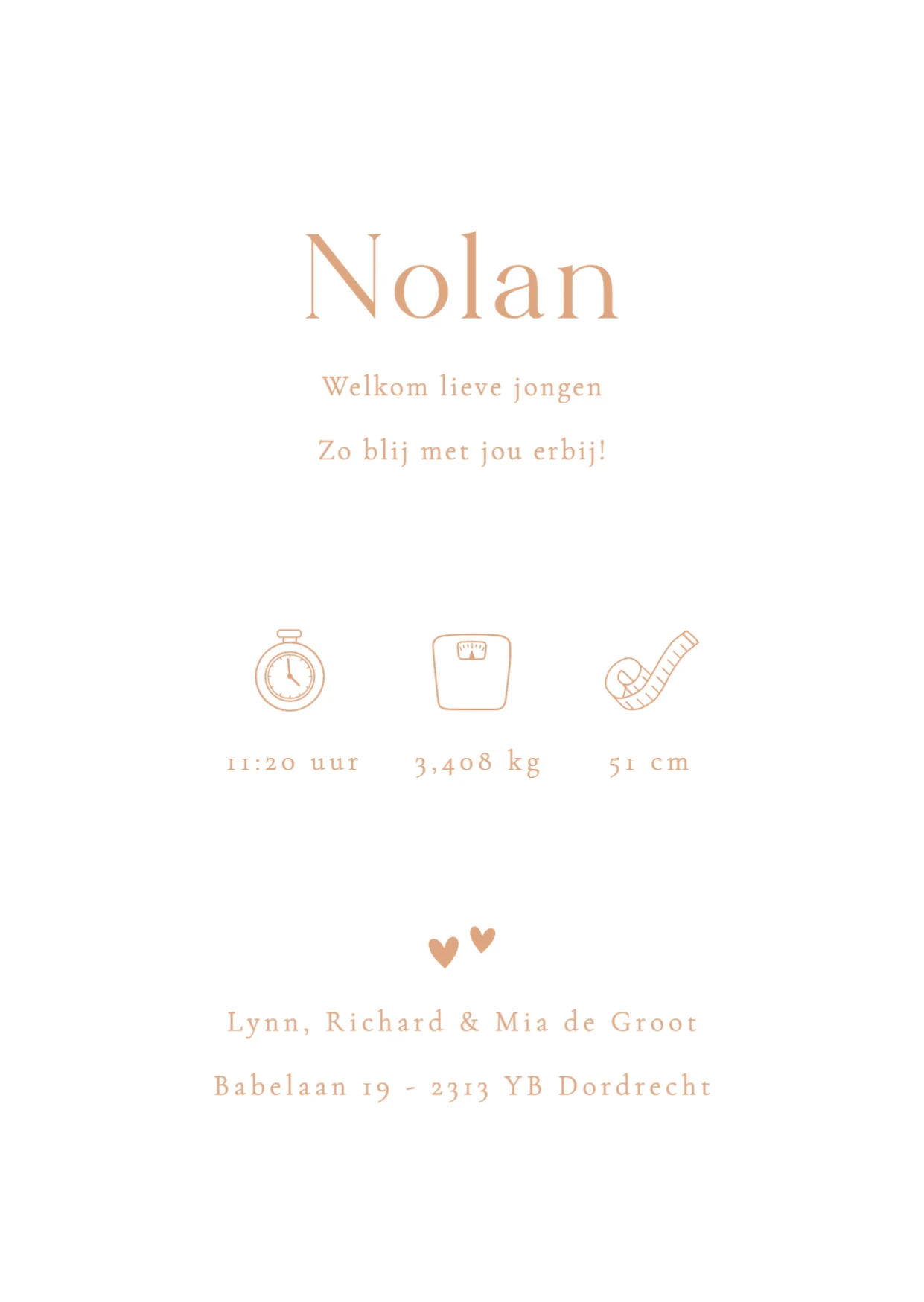 Slapend kindje - Terug