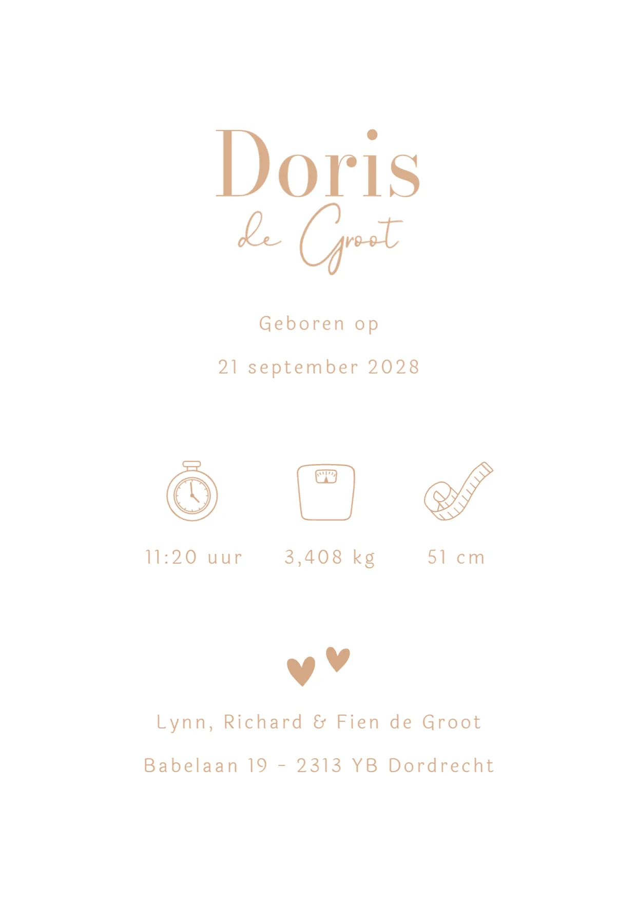 Zusje met baby - Terug