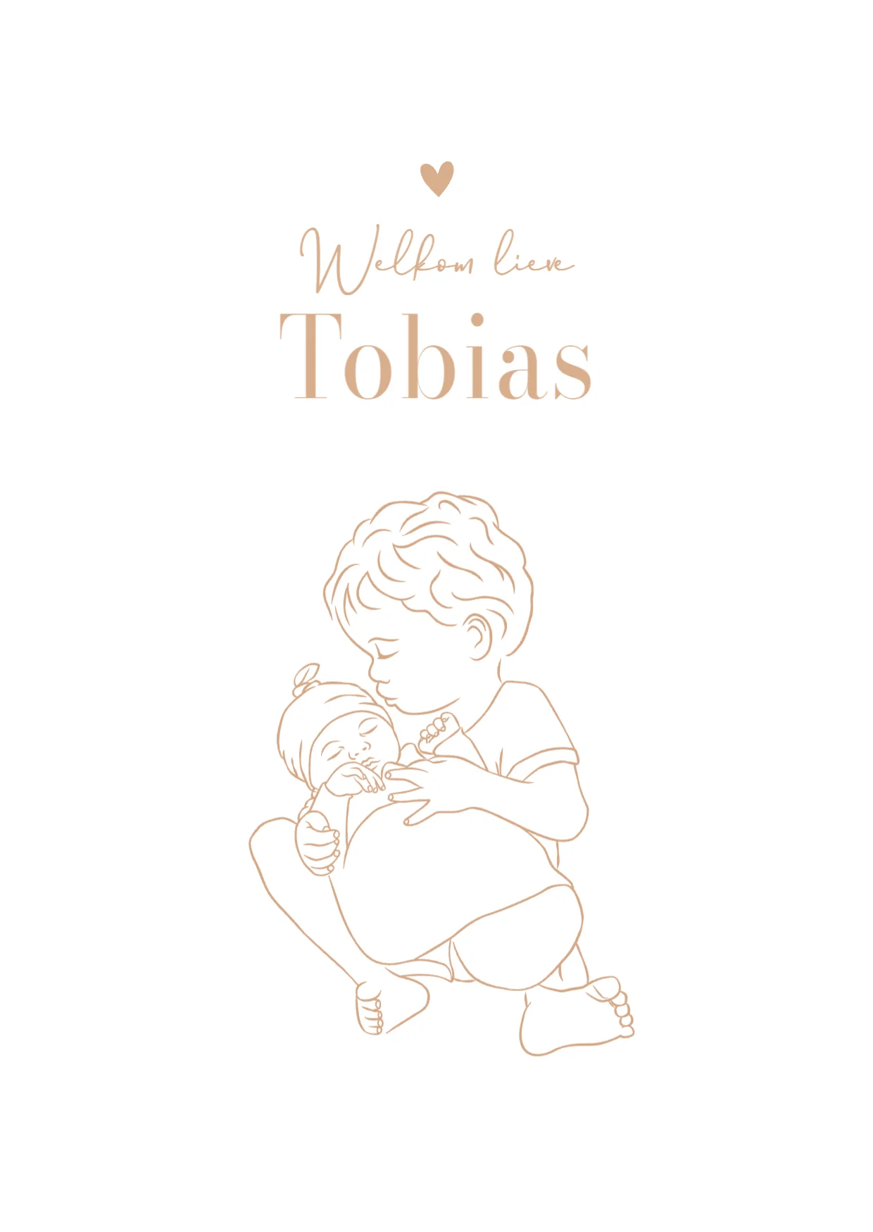 Grote broer met baby