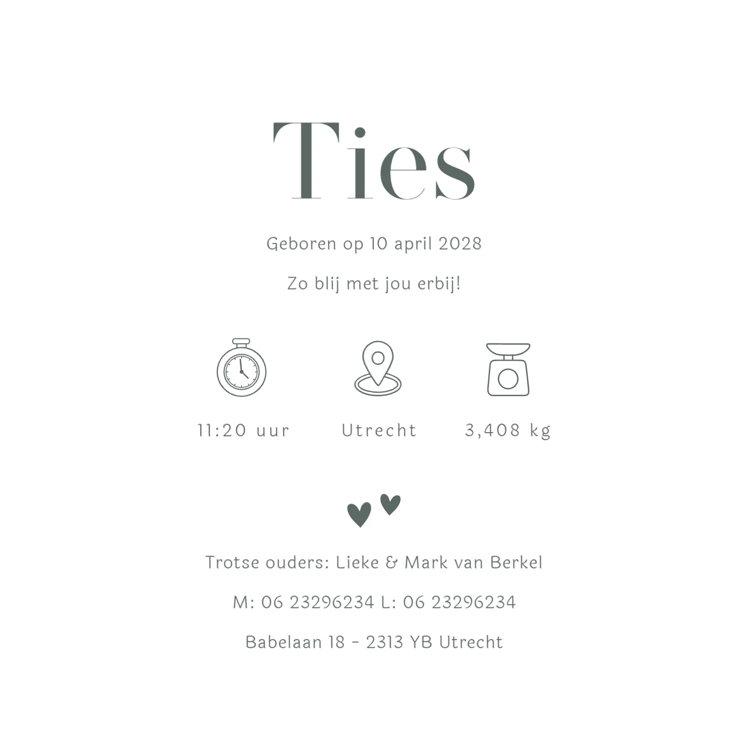 Streepjes met kader - Terug