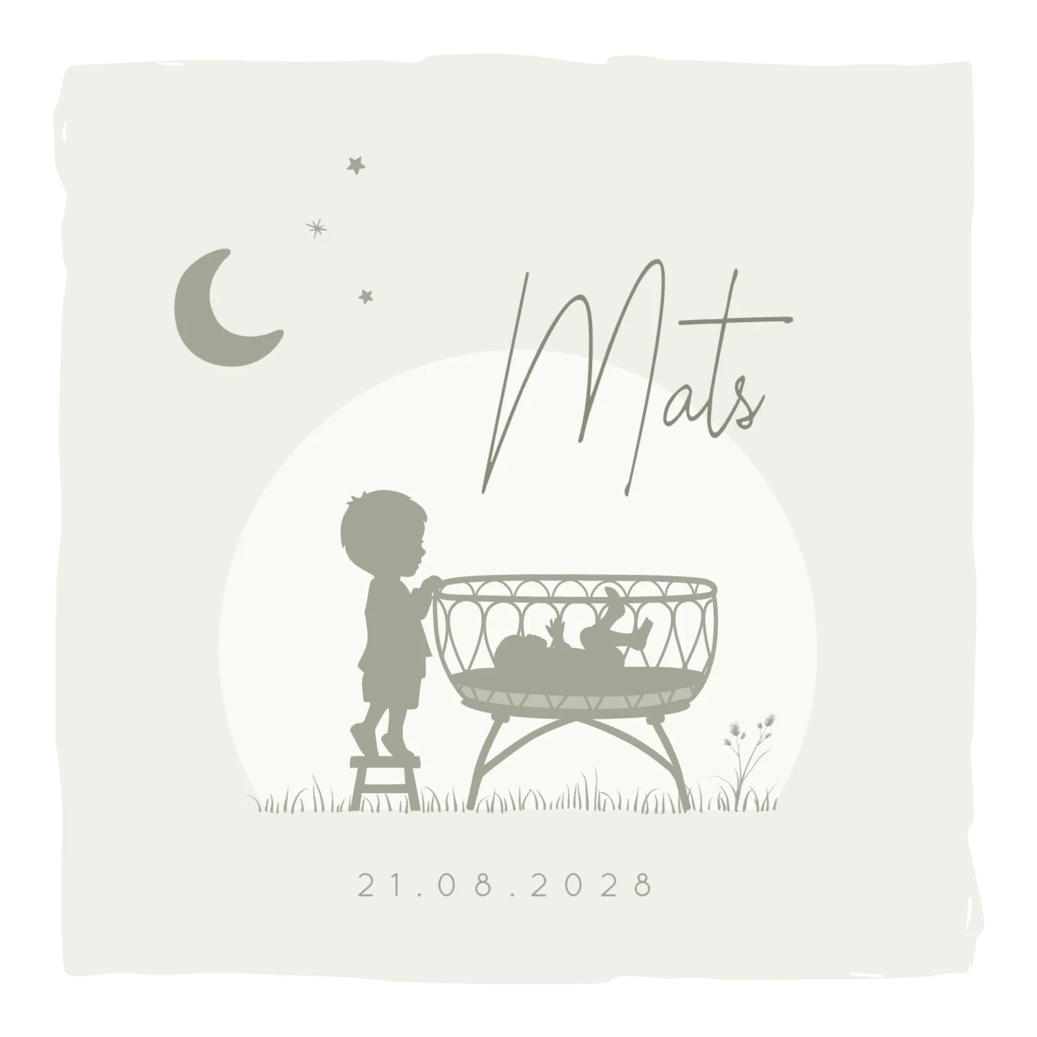 Silhouet grote broer