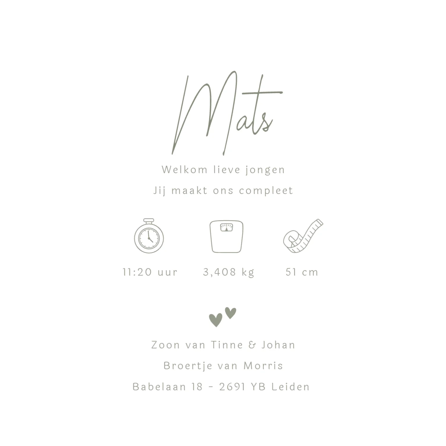 Silhouet grote broer binnenkant