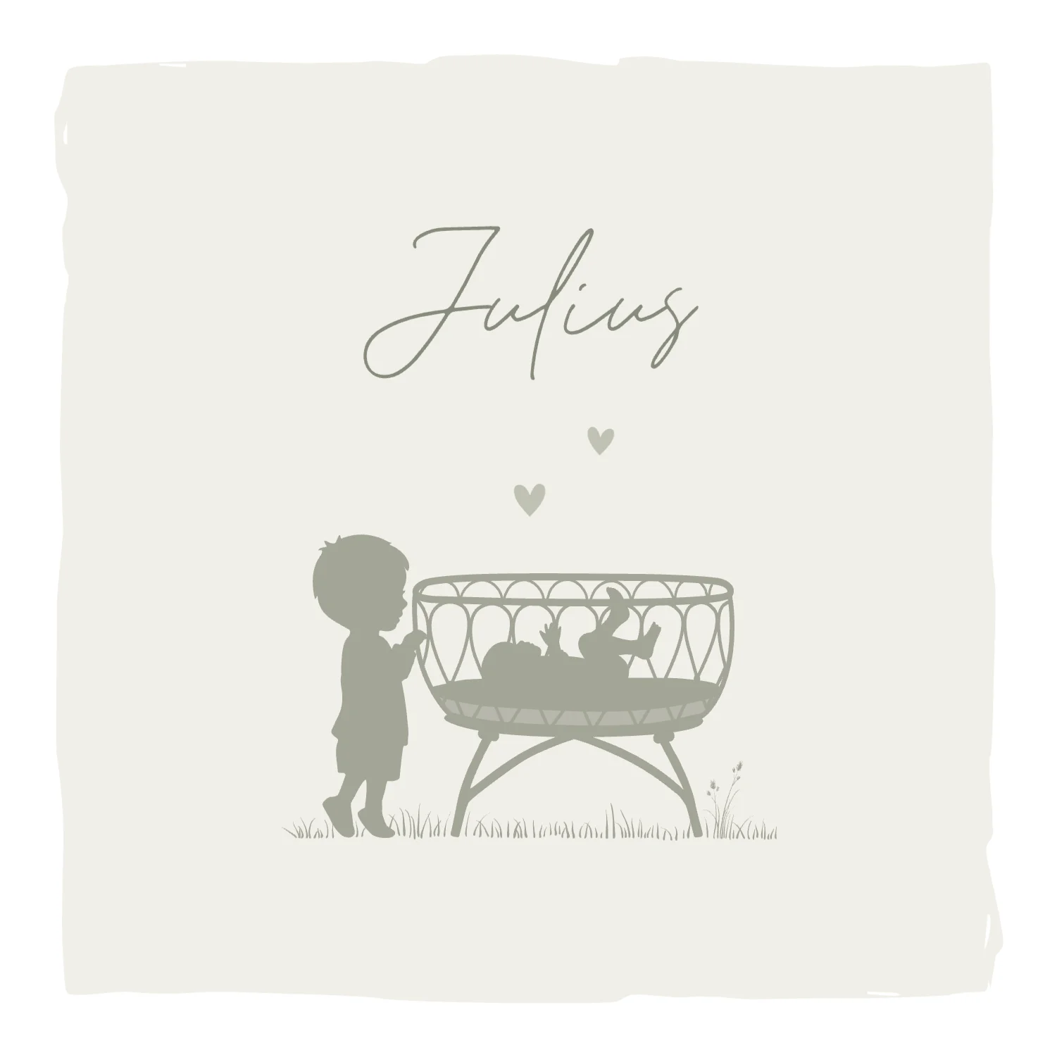 Silhouet grote broer