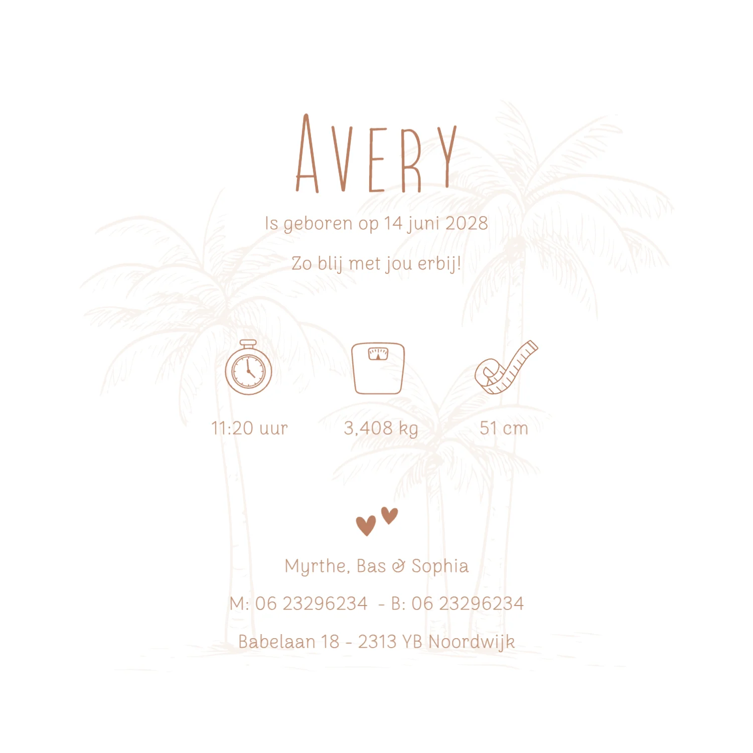 Silhouetjes strand - Terug