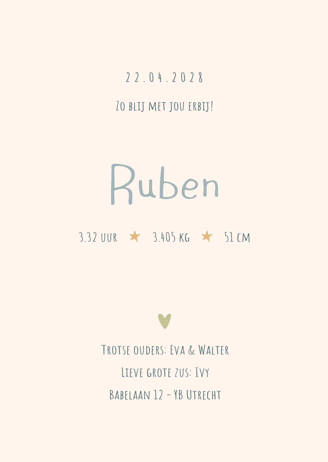 Patroon van regenboogjes en palmbomen binnenkant