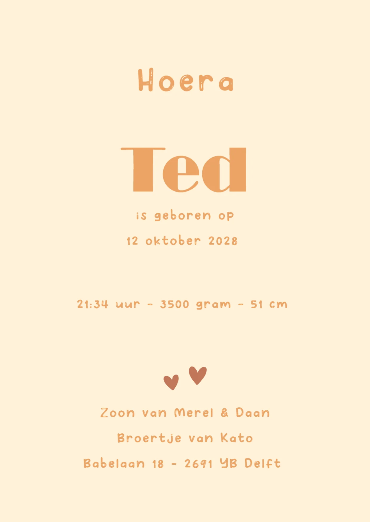 Speelse letters binnenkant