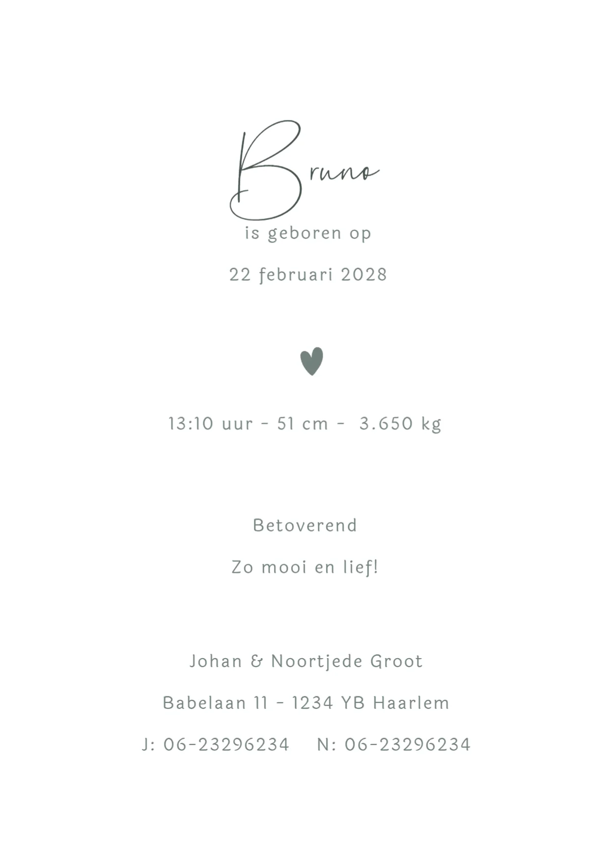 Initiaal B binnenkant