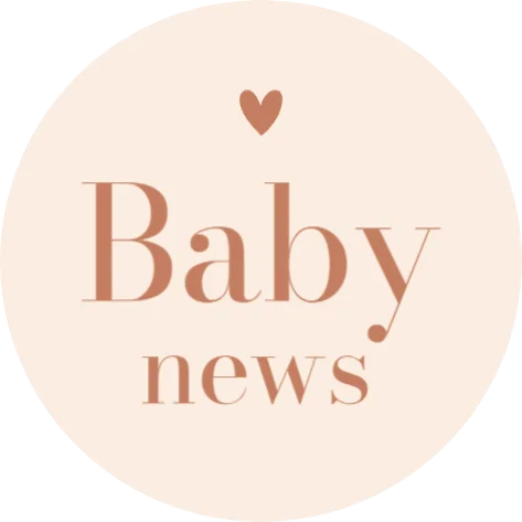 Lijntekening grote zus met baby