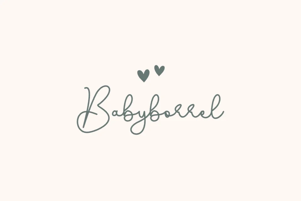 Geboortekaartje met streepjes