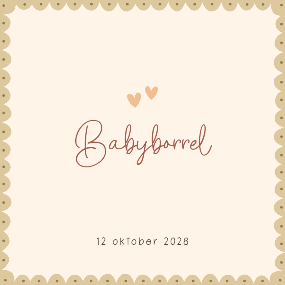 Leeuw met groen bolletjeskader