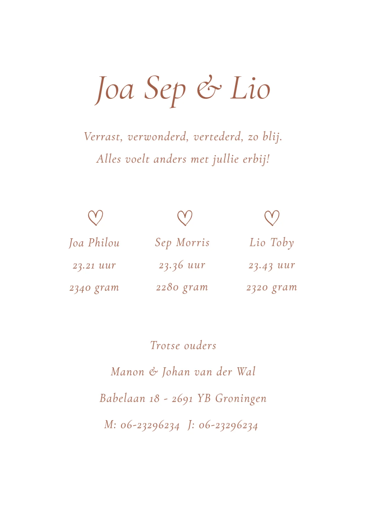 Illustratie Drieling binnenkant